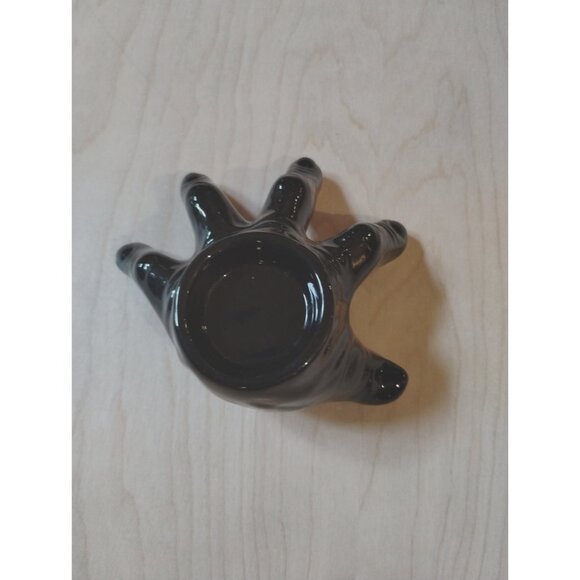 Halloween Spider Black Hands Fingers Thing Ceramic Tealight Candle Holder Home D - Picture 5 of 7